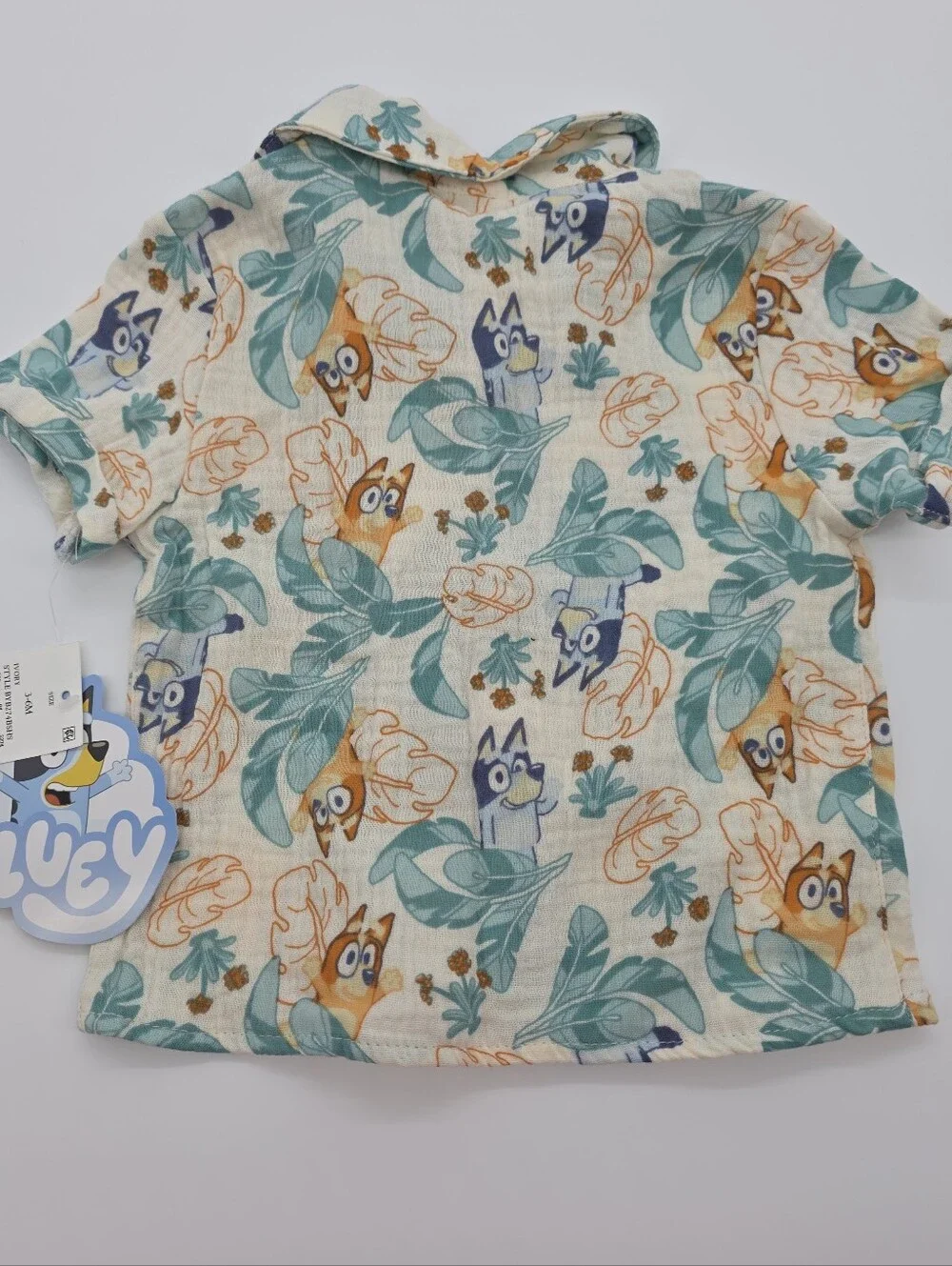 NWT Bluey Baby Boys 2 Piece Outfit Set Shirt Shorts 100% Cotton 3-6M